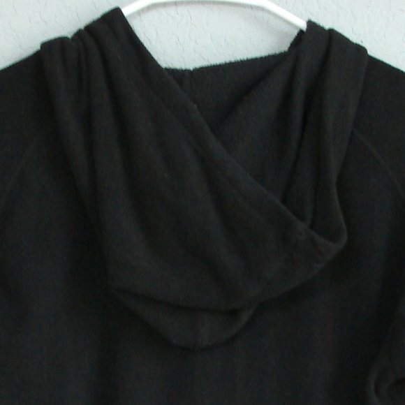 Spyder Snuggle Fleece Zip Hooded Sweatshirt Jacket Black Red XL Warm Coat Unisex - Picture 10 of 13